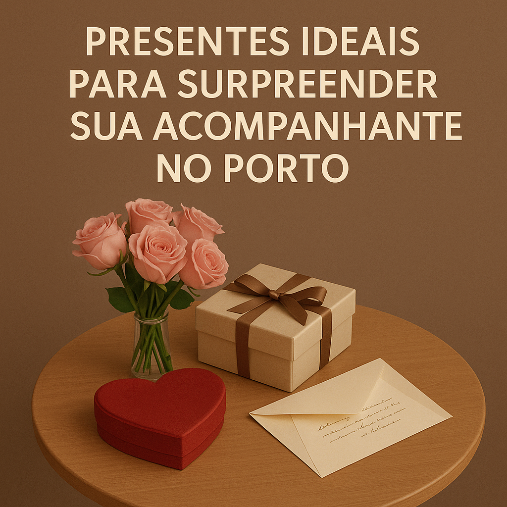 Presentes ideais para surpreender sua acompanhante no Porto